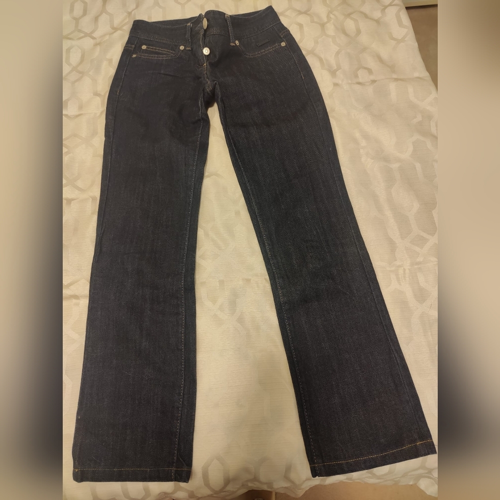 Vintage Sisley Indigo Jeans Y2K Bootcut Low-rise